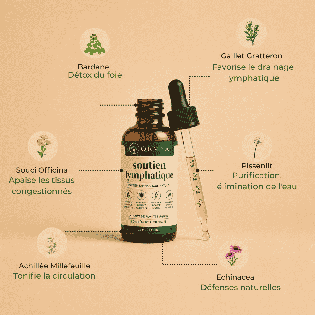 Drainant Lymphatique Naturel - Orvya